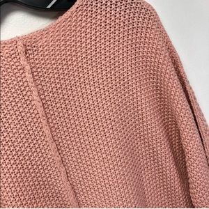 NWT Lucky Brand Dusty Rose Knit Sweater